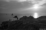 Coucher de soleil  la pointe du raz